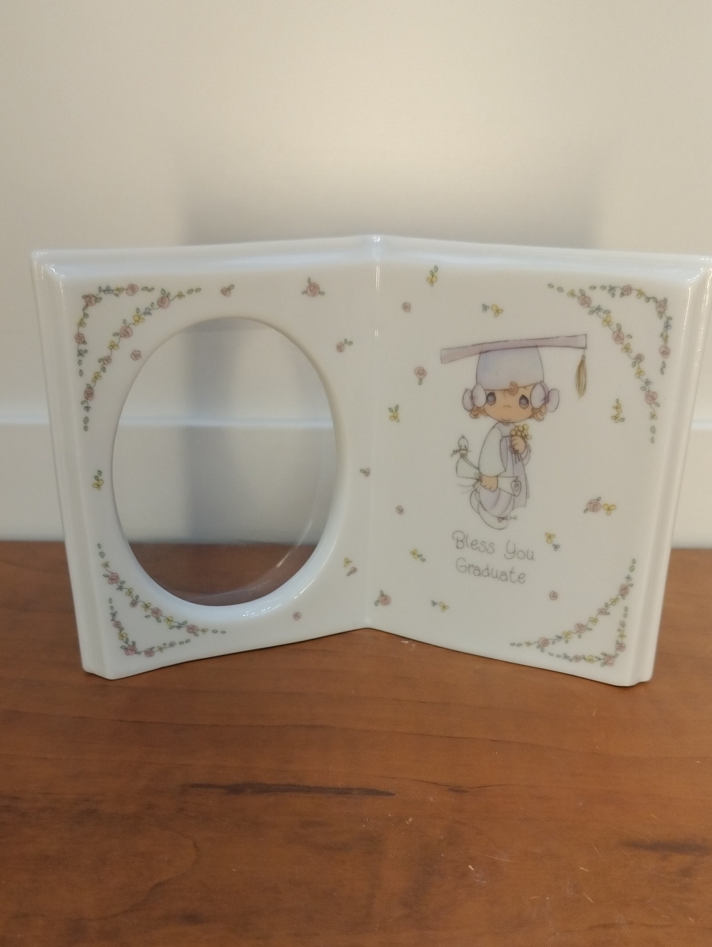 Precious Moments "Bless You Graduate" 3x4 Ceramic Picture Frame